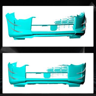 Voorbumper splitter (carbon) foto 2