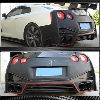 Achterbumper diffuser (2009-2015, Carbon) foto 4