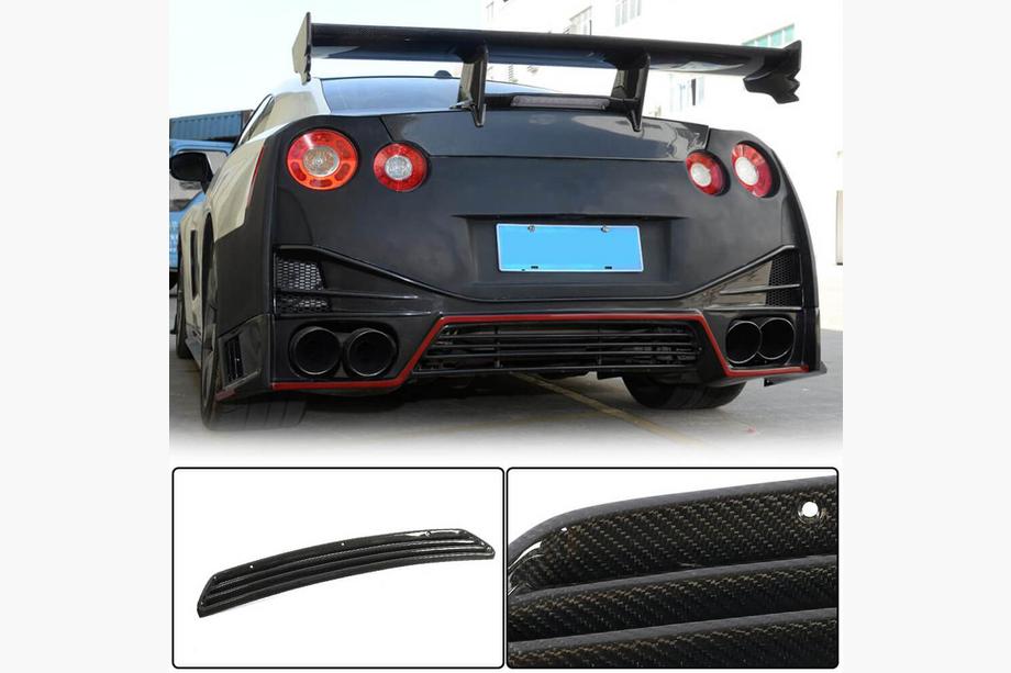Nissan GT-R 2008–2025 Achterbumper diffuser (2009-2015, Carbon) Image