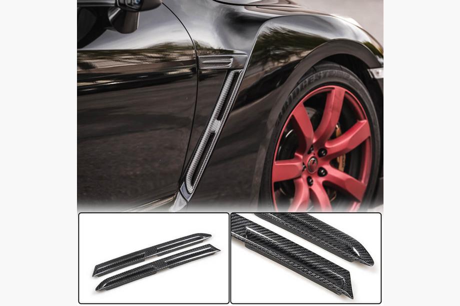 Nissan GT-R 2008–2025 Carbon voorspatbordkappen (2009-2015, Carbon) Image
