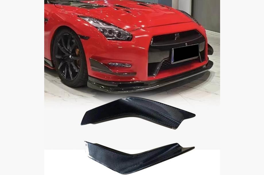 Nissan GT-R 2008–2025 Carbon frontbumper lip (2009-2015) Image