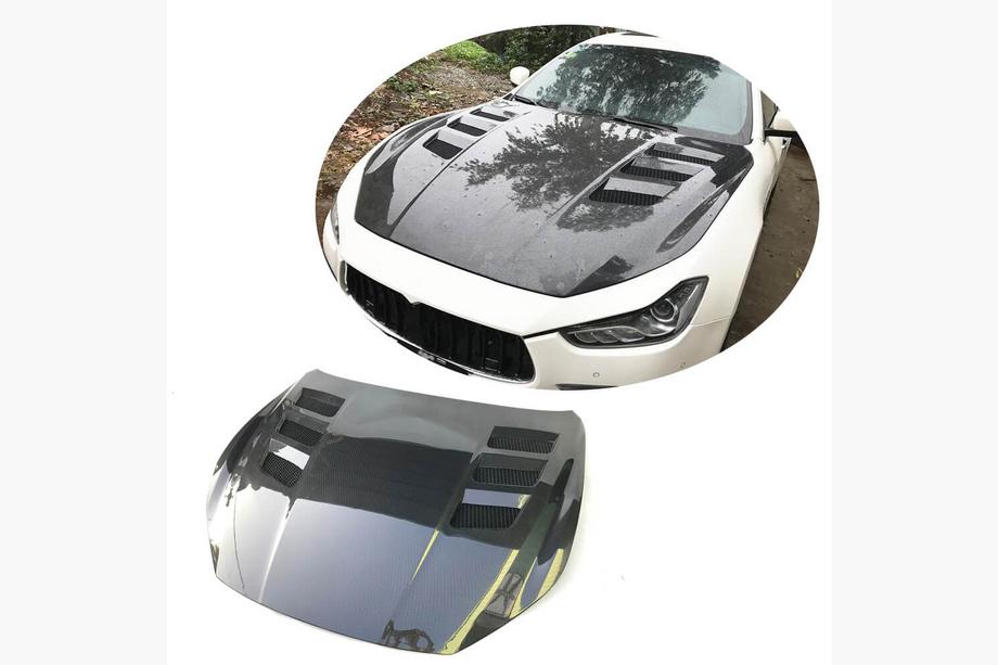 Maserati Ghibli 2013–2023 Motorkap (2014-2020, carbon) Image