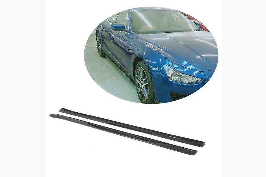 Maserati Ghibli 2013–2023 Side skirts V1 (voor Base/S/S Q4, carbon) Image