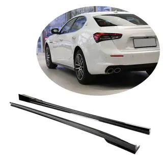 Side skirts V2 (voor Base/S/S Q4/Diesel/250 Diesel, carbon)