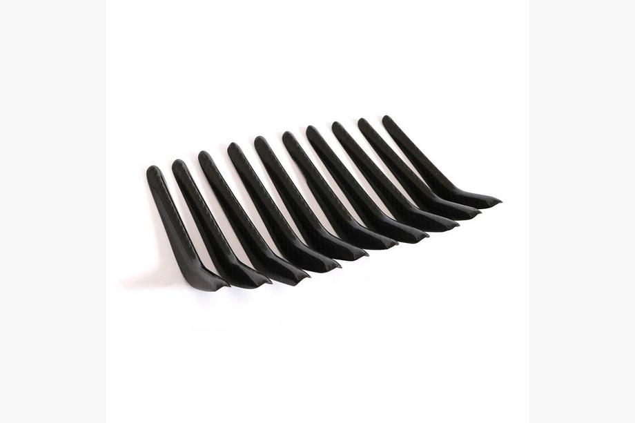 Maserati Ghibli 2013–2023 Carbon grillelijsten voor de radiatorgrille (voor Base/S/S Q4 2018-2020) Foto 4