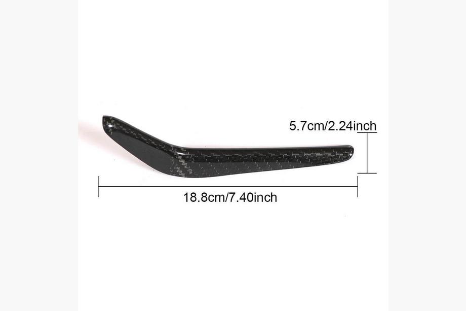Maserati Ghibli 2013–2023 Carbon grillelijsten voor de radiatorgrille (voor Base/S/S Q4 2018-2020) Foto 5