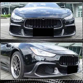 Voorbumper lip Lip V1 (voor Base/S/S Q4 2013-2017, carbon) foto 3