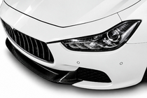 Maserati Ghibli 2013–2023 Voorbumper lip Lip V2 (voor Base/S/S Q4 2013-2017, carbon) foto 1