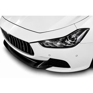 Voorbumper lip Lip V2 (voor Base/S/S Q4 2013-2017, carbon) Maserati Ghibli 2013–2023 foto 1