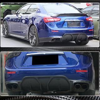 Achterbumper diffuser (voor Base/S/S Q4 2014-2017, carbon) foto 4