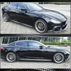 Maserati Ghibli 2013–2023 V3 side skirts (voor Base/S/S Q4/Diesel/250 Diesel, carbon) foto 4