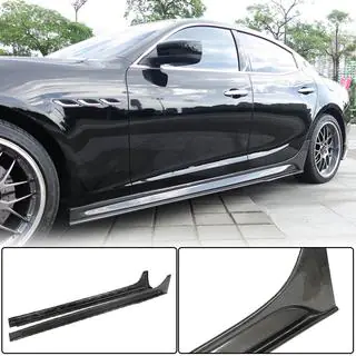 V3 side skirts (voor Base/S/S Q4/Diesel/250 Diesel, carbon) foto 1