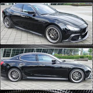 V3 side skirts (voor Base/S/S Q4/Diesel/250 Diesel, carbon) foto 4