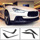 Maserati Ghibli 2013–2023 Carbon frontbumper splitters (voor Base/S/S Q4 2013-2017) foto 1