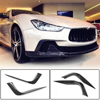 Carbon frontbumper splitters (voor Base/S/S Q4 2013-2017) Maserati Ghibli 2013–2023 foto 1