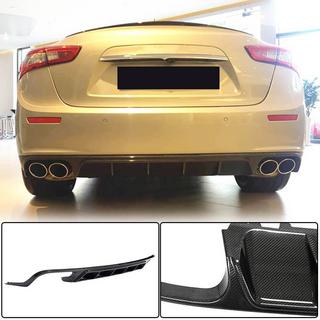 Achterbumper diffuser (voor Base/S/S Q4 2013-2017, carbon) Maserati Ghibli 2013–2023 foto 1