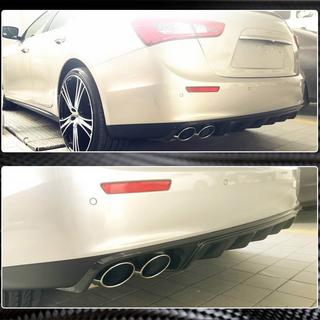 Achterbumper diffuser (voor Base/S/S Q4 2013-2017, carbon) Maserati Ghibli 2013–2023 foto 4