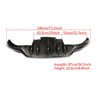 Maserati GranTurismo 2007–2019 Achterbumper diffuser (2007-2013, carbon) foto 5