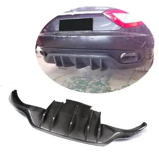 Achterbumper diffuser (2007-2013, carbon)