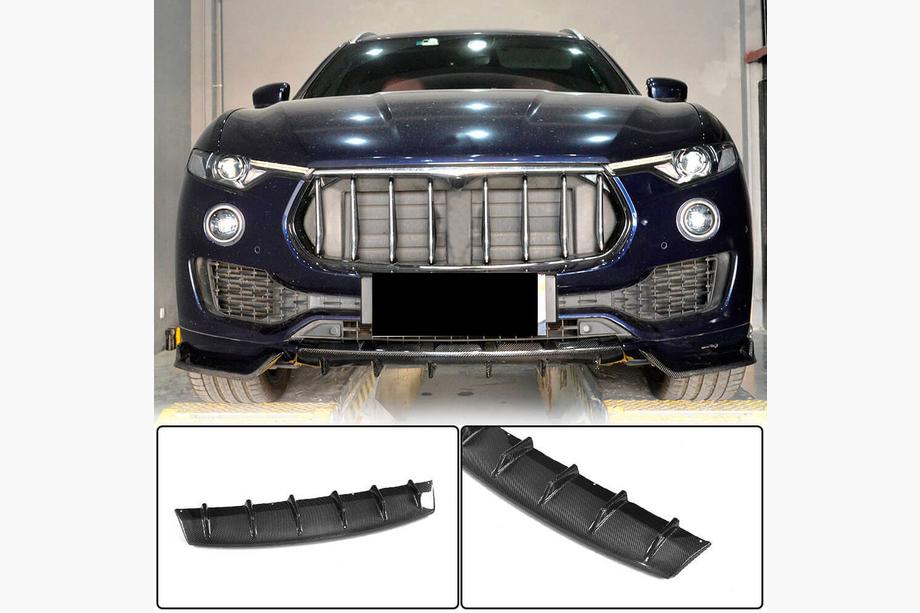 Maserati Levante 2016– Voorbumperlip Lip V1 (voor Base/S, carbon) Image