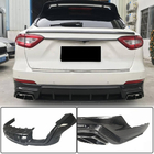 Maserati Levante 2016– Achterbumperdiffuser V1 (voor Base/S, carbon) foto 1