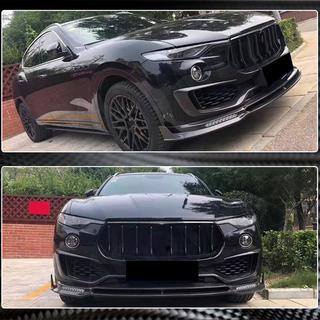 Front bumper lip Lip V2 (voor Base/S, carbon) foto 4