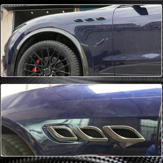 Carbon voorste spatbordkappen (2013-2017) Maserati Quattroporte 2013–2023 foto 3