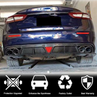 Maserati Quattroporte 2013–2023 Achterbumperdiffuser V1 (voor S/S Q4 2017-2020, Carbon) foto 2