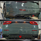 Maserati Quattroporte 2013–2023 Achterbumperdiffuser V1 (voor S/S Q4 2017-2020, Carbon) foto 4