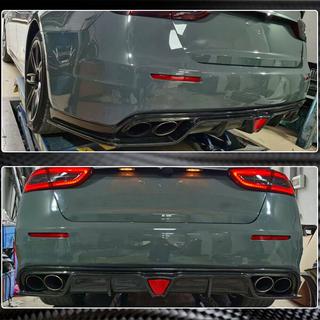 Achterbumperdiffuser V1 (voor S/S Q4 2017-2020, Carbon) Maserati Quattroporte 2013–2023 foto 4