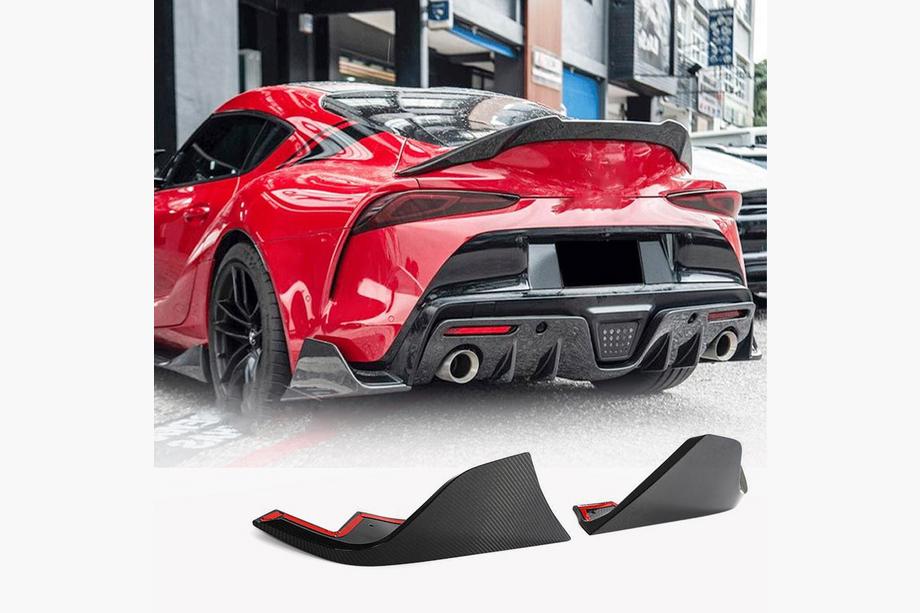 Toyota Supra 2019– Achterbumper beschermlijst (carbon) Foto 1