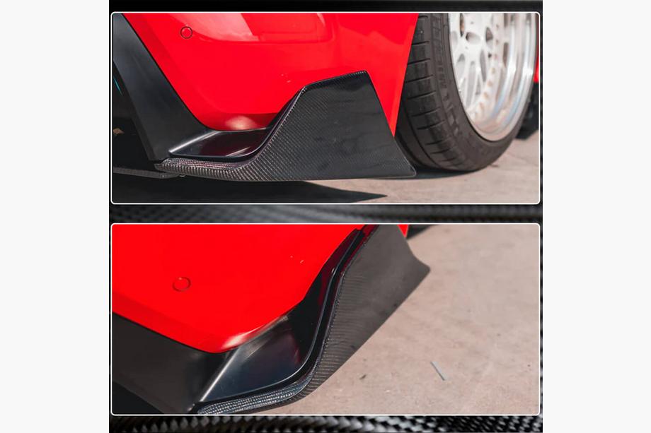 Toyota Supra 2019– Achterbumper beschermlijst (carbon) Foto 5