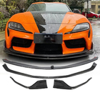 Toyota Supra 2019– Voorbumper lip Lip V2 (carbon) foto 1