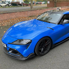 Toyota Supra 2019– Voorbumper lip Lip V2 (carbon) foto 3