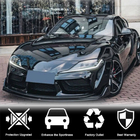 Toyota Supra 2019– Voorbumper lip Lip V2 (carbon) foto 8