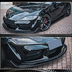 Toyota Supra 2019– Voorbumper lip Lip V2 (carbon) foto 9