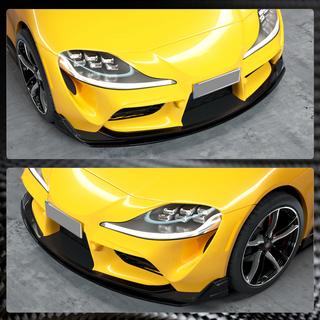 Voorbumper lip Lip V2 (carbon) foto 4