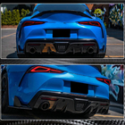 Toyota Supra 2019– Achterbumper diffuser V1 (Carbon) foto 3