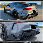 Toyota Supra 2019– Achterbumper diffuser V1 (Carbon) foto 4
