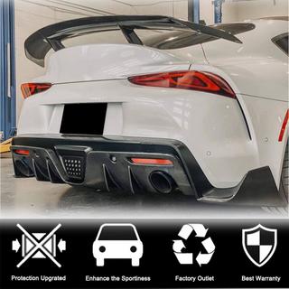 Achterbumper diffuser V1 (Carbon) foto 1