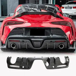 Achterbumper diffuser V1 (Carbon) foto 2
