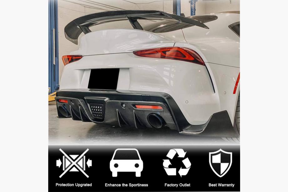 Toyota Supra 2019– Achterbumper diffuser V1 (Carbon) Image