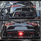 Toyota Supra 2019– Achterbumper diffuser V2 (Carbon) foto 5