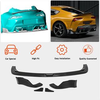 Achterbumper diffuser V2 (Carbon) foto 2