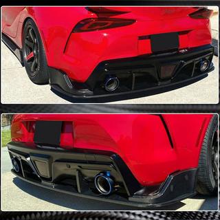 Achterbumper diffuser V2 (Carbon) foto 4
