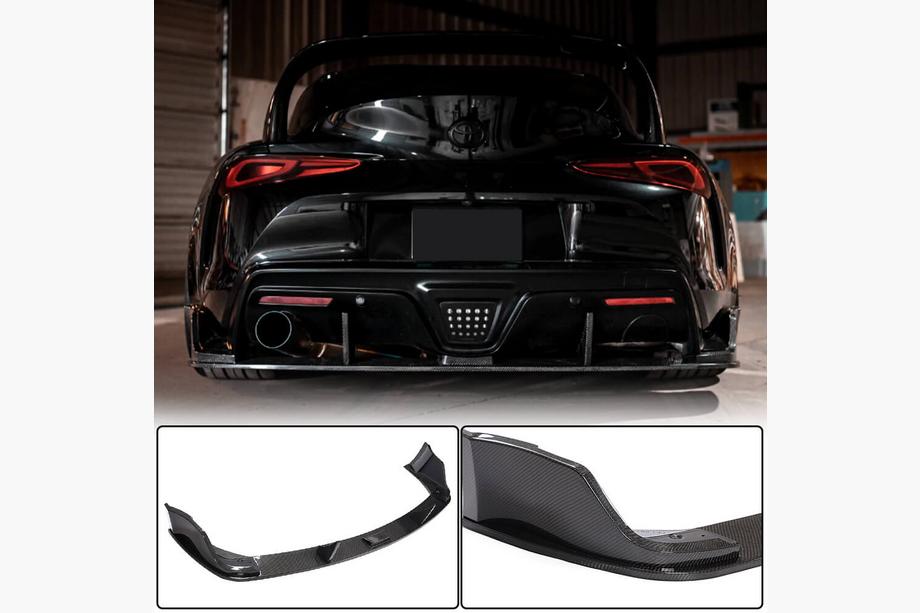 Toyota Supra 2019– Achterbumper diffuser V2 (Carbon) Image