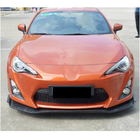 Toyota GT86 2011– Frontbumper lip Lip V3 (carbon) foto 2