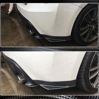 Achterbumper diffuser V1 (Carbon) foto 4