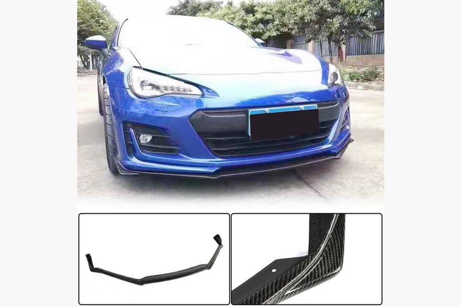 Subaru BRZ 2012–2021 Voorbumper lip Lip V1 (2017-2021, carbon) Image