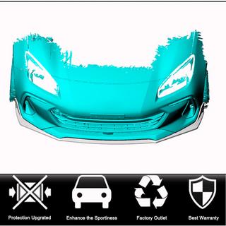Front bumperlip Lip V1 (2021-2023, carbon) foto 2
